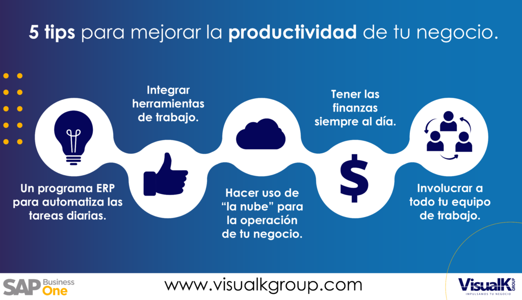 5 Tips Para Mejorar La Productividad De Tu Negocio Con Un Erp Visualk Group 8815